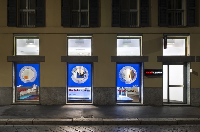 Milano si tuffa nel blu con Kartell by Laufen