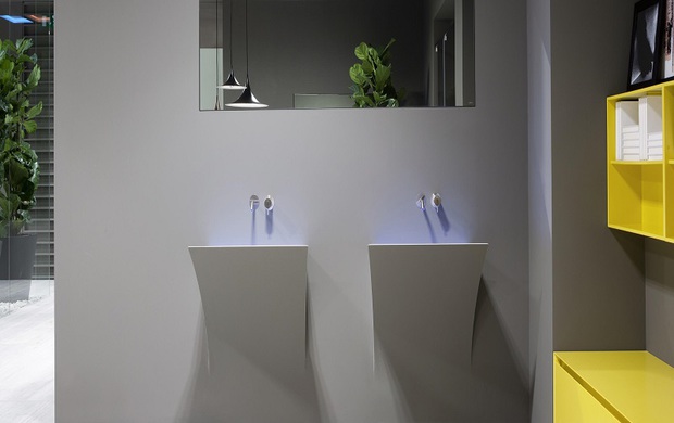 Strappo, l’originale lavabo di antoniolupi