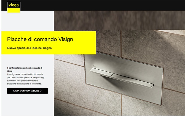 Configuratore online per la placca di comando