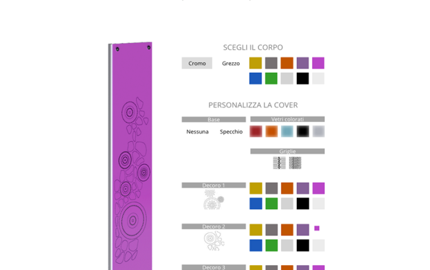 <strong>Configuratore 3D per il termoarredo, libera fantasia</strong>