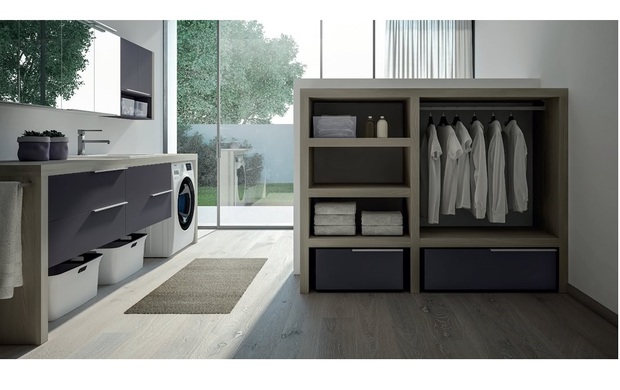 Stanza da bagno multifunzione: dal relax alla lavanderia<br />
<br />