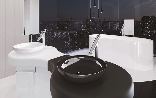Lavabi in acciaio: Kaldewei presenta la bacinella Miena