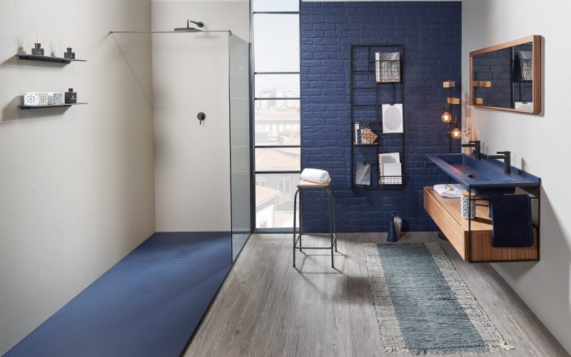 Piatto doccia Base Slate di Acquabella