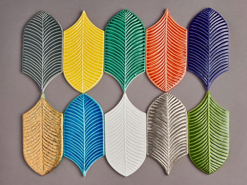 PHOTOCASE #329 | Le piastrelle Calathea di AcquarioDue Ceramiche