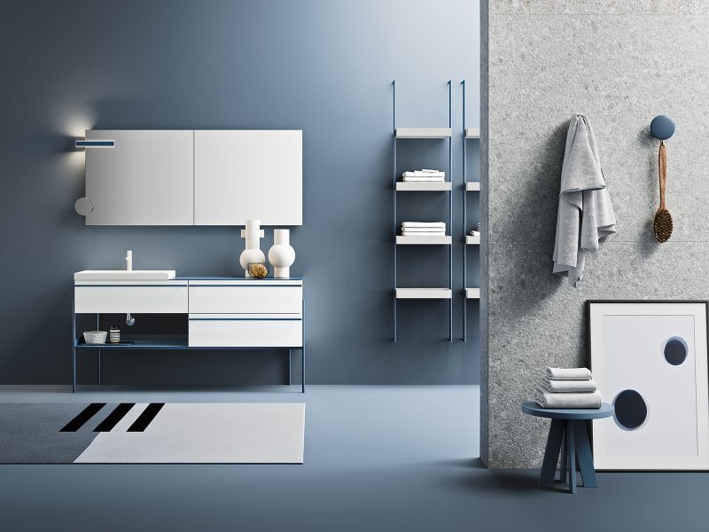 Ardeco: la stanza da bagno in Classic Blue