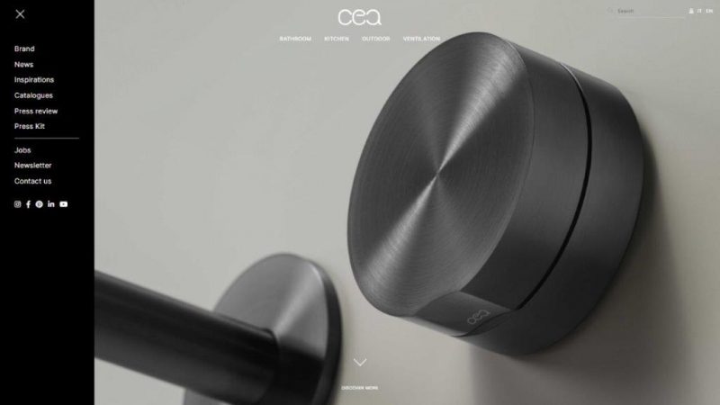 CEADESIGN: un’inedita esperienza interattiva con il nuovo sito web