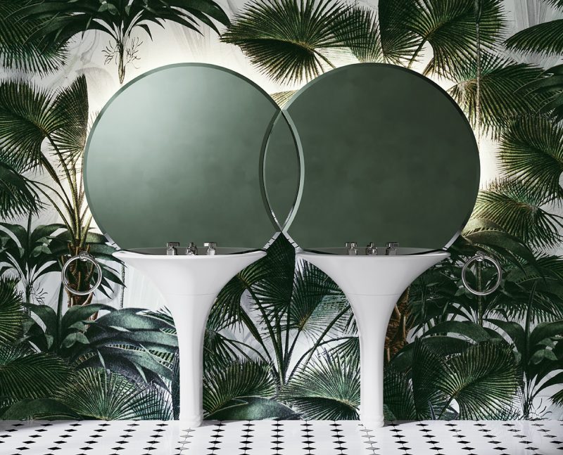 Double Kalos, il doppio lavabo di Devon&Devon ideato da Massimo Iosa Ghini