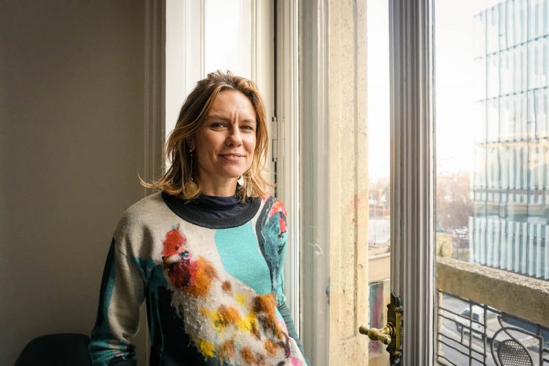È Francesca Molteni maestra della lezione alla rovescia a Cersaie