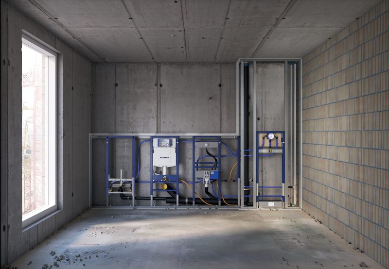 Duofix: il know-how Geberit al servizio delle costruzioni a secco