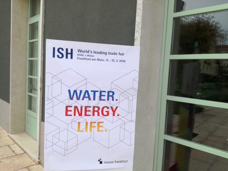 Water, Energy, Life protagonisti di ISH 2019