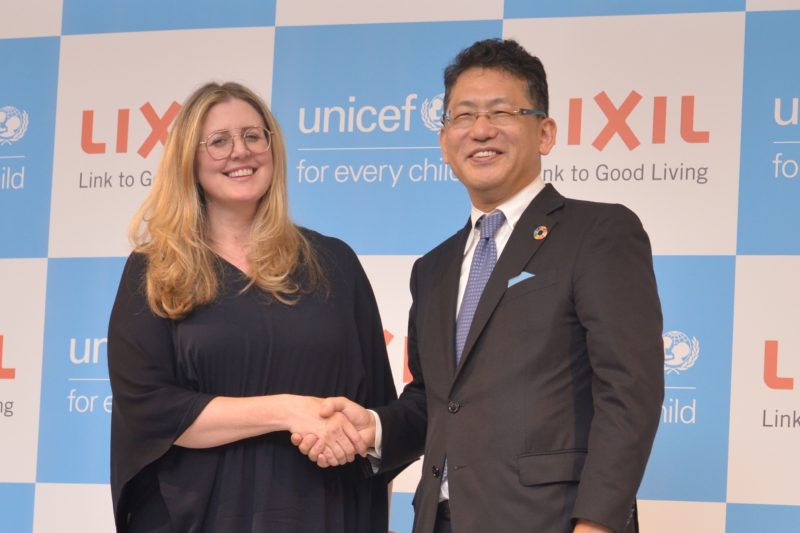 Unicef e Lixil portano i servizi igienici ai bambini di tutto il mondo