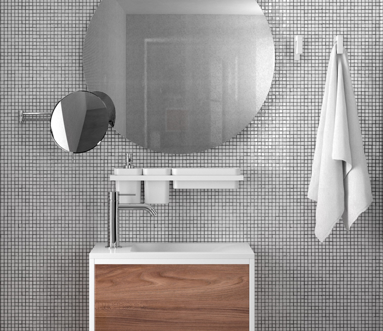 Lineabeta, l’essenzialità della linea Grela (ISH, Pad. 3.0 | Design Italia)
