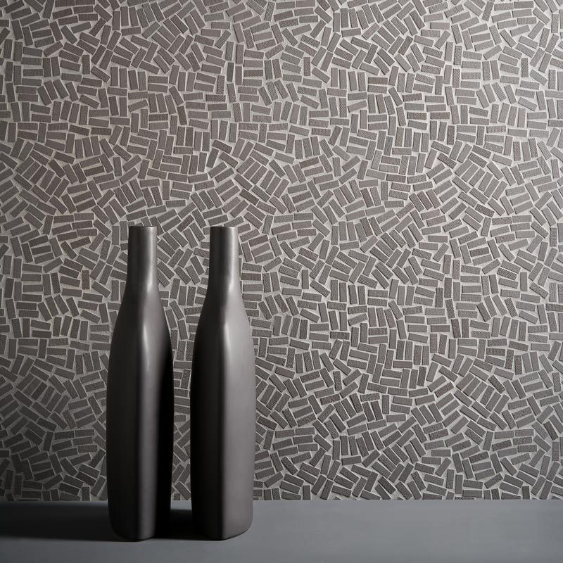P-Saico, il mosaico irregolare, materico e tridimensionale di Mosaico+