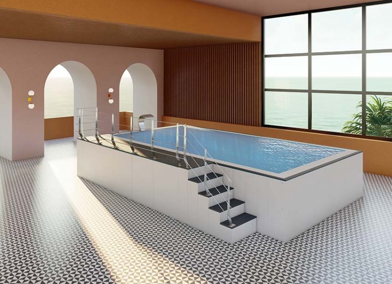 Spatium Piscine, tra acqua e terra