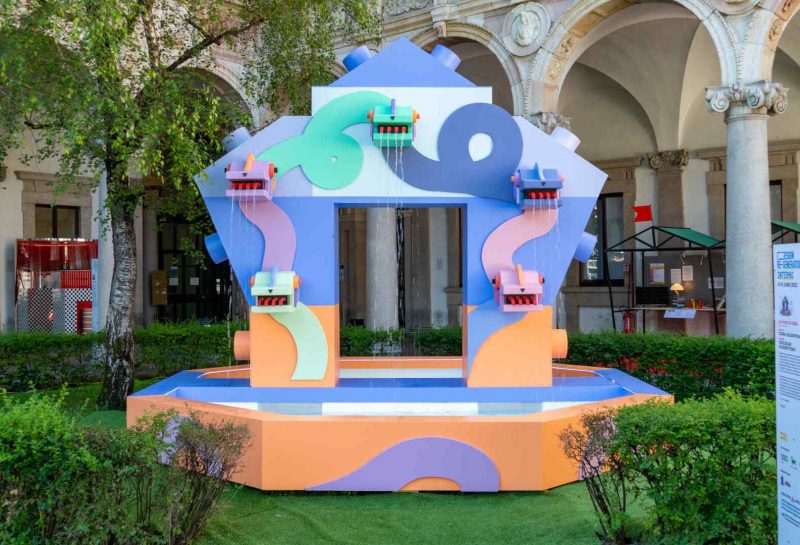 La Voce di Idra: la fontana di Guglielmi Rubinetterie alla Design Week