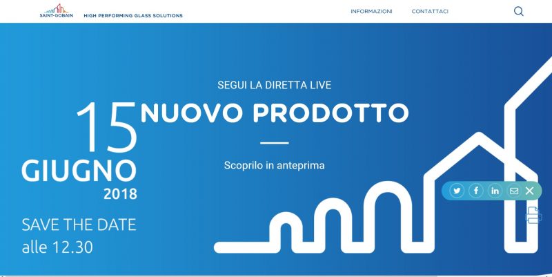 15 giugno 2018: in esclusiva sui nostri canali l’ultima novità Saint-Gobain, Design Partner & Logli Massimo