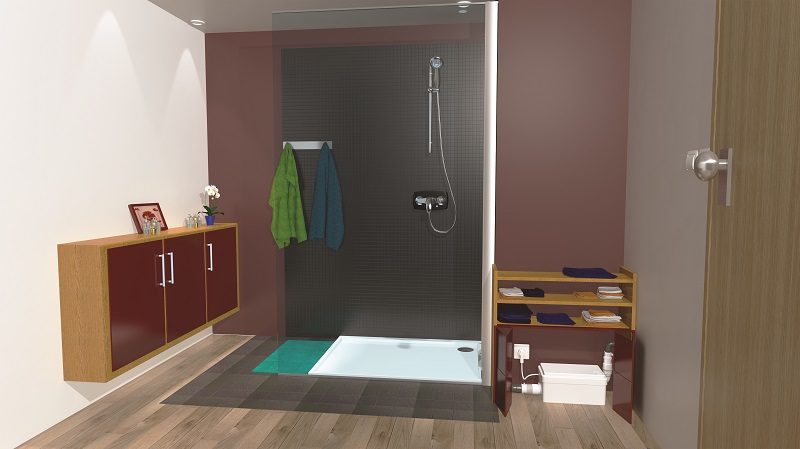 Con Sanifloor Plus+ fai la doccia… dove vuoi