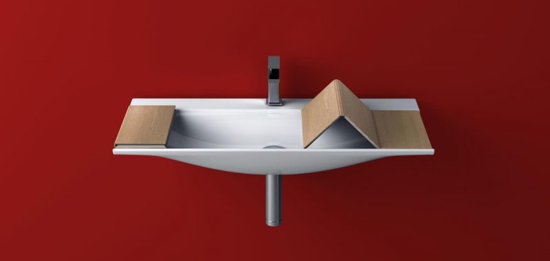 Rigore della ceramica + calore del legno con The.Artceram | Salone del Bagno