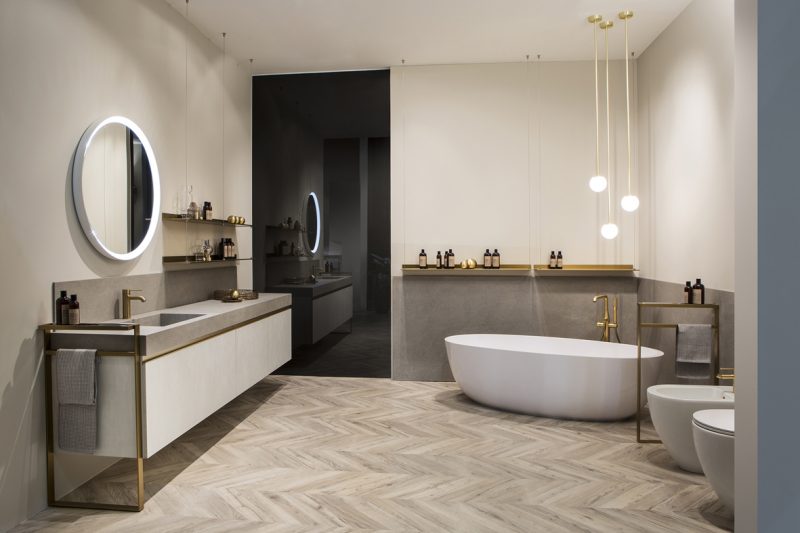 Il “Tratto” di Scavolini Bagno a ISH (Hall 3.1 stand D19)