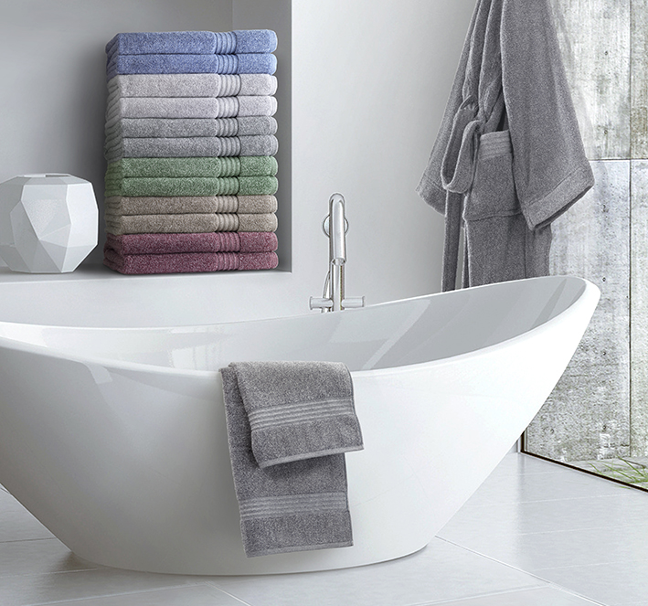 Carrara presenta a Cersaie le novità del tessile bagno
