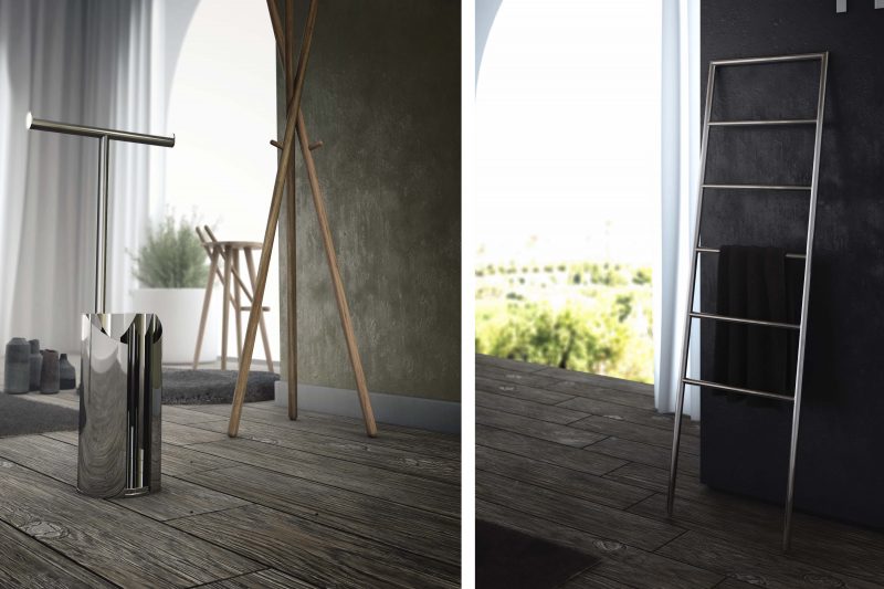 Design freestanding per la collezione di piantane “Arci” by Progetto Group