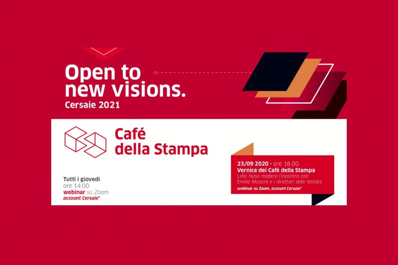 Cersaie: i 18 Cafè della Stampa si presentano il 23 settembre