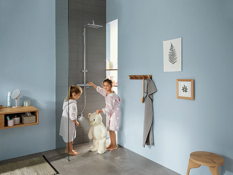 Con Croma E di hansgrohe la doccia è un piacere sicuro