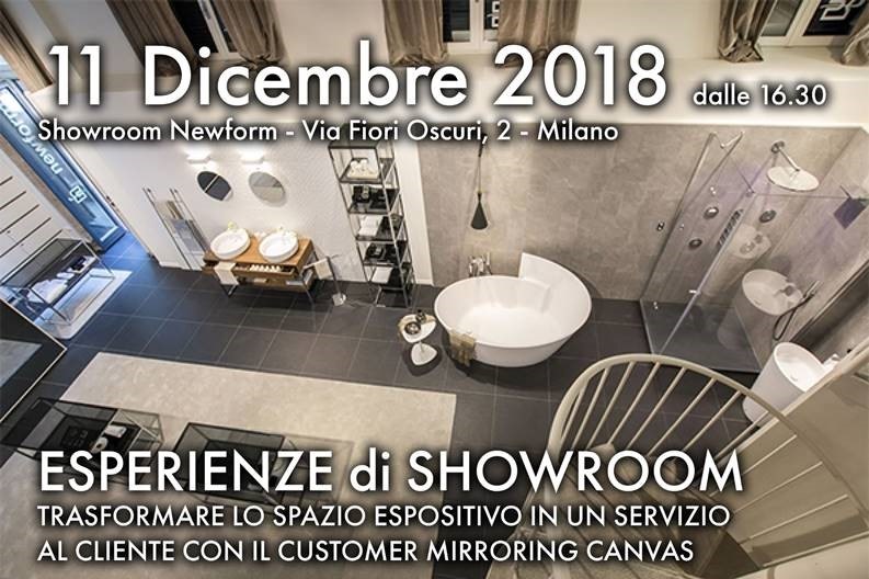ESPERIENZE DI SHOWROOM | 11.12.2018 h.16:30 @showroom Newform a Milano