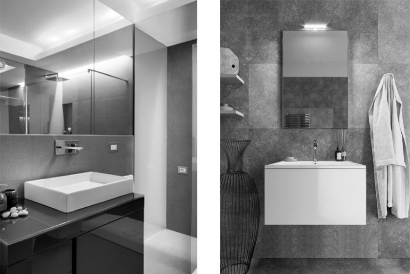 I mobili bagno Karol scelti per Torre Milano