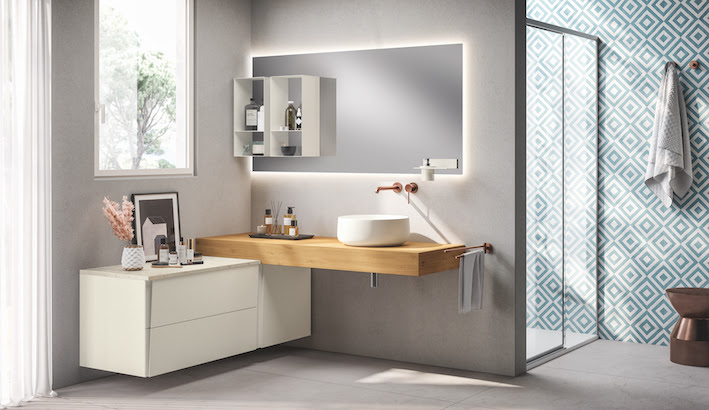 Lagu di Scavolini: estetica dal dinamismo verticale