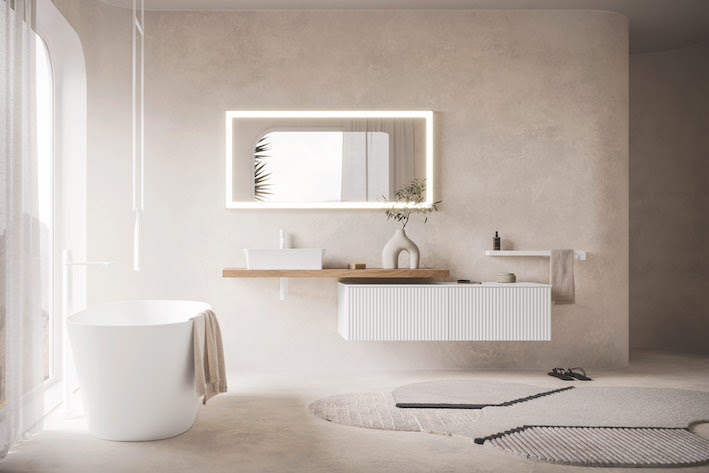 Le proposte total white di Arbi Arredobagno