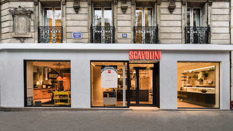 Aprono a Parigi due punti vendita monomarca Scavolini Store Paris XVII