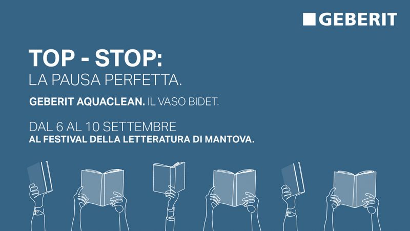 Geberit Aquaclean al Festival della Letteratura di Mantova